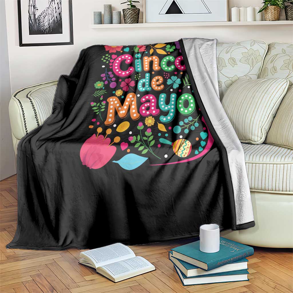 Cinco de Mayo Throw Blanket Funny Mexican Fiesta