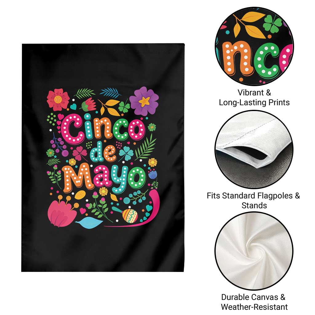 Cinco de Mayo Garden Flag Funny Mexican Fiesta