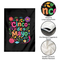 Cinco de Mayo Garden Flag Funny Mexican Fiesta