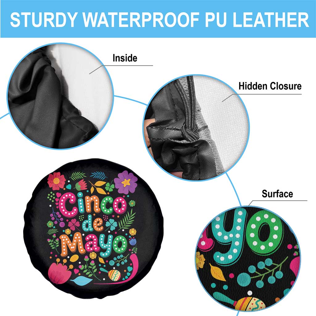 Cinco de Mayo Spare Tire Cover Funny Mexican Fiesta