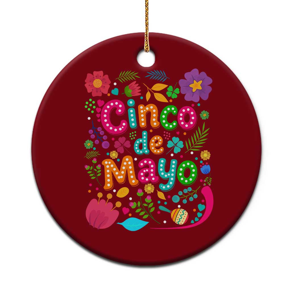 Cinco de Mayo Ceramic Ornament Funny Mexican Fiesta