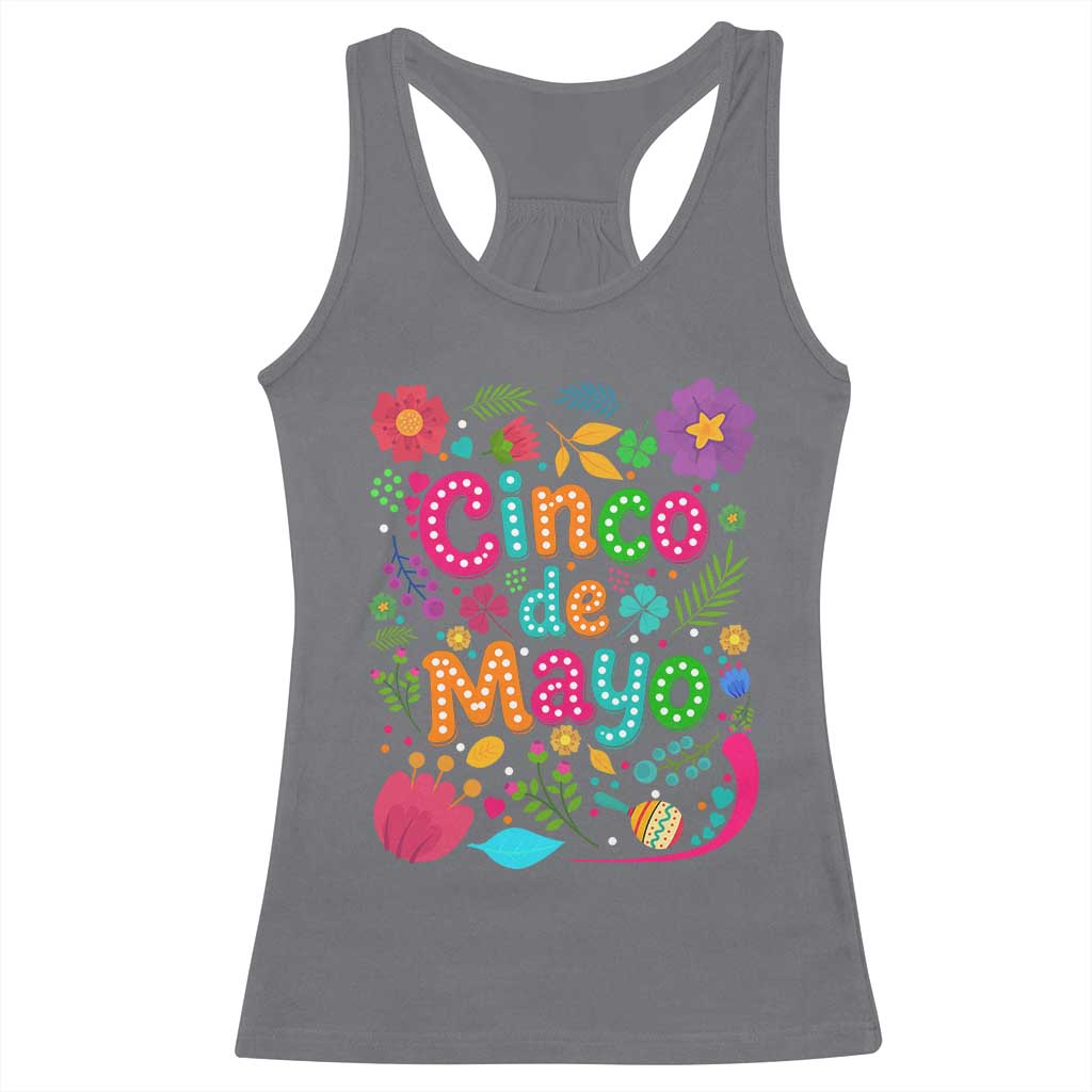 Cinco de Mayo Racerback Tank Top Funny Mexican Fiesta