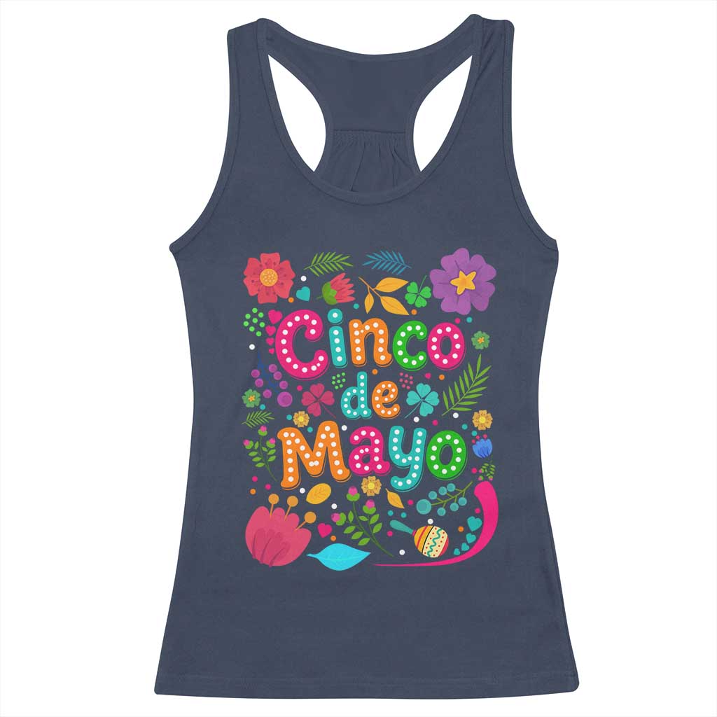 Cinco de Mayo Racerback Tank Top Funny Mexican Fiesta