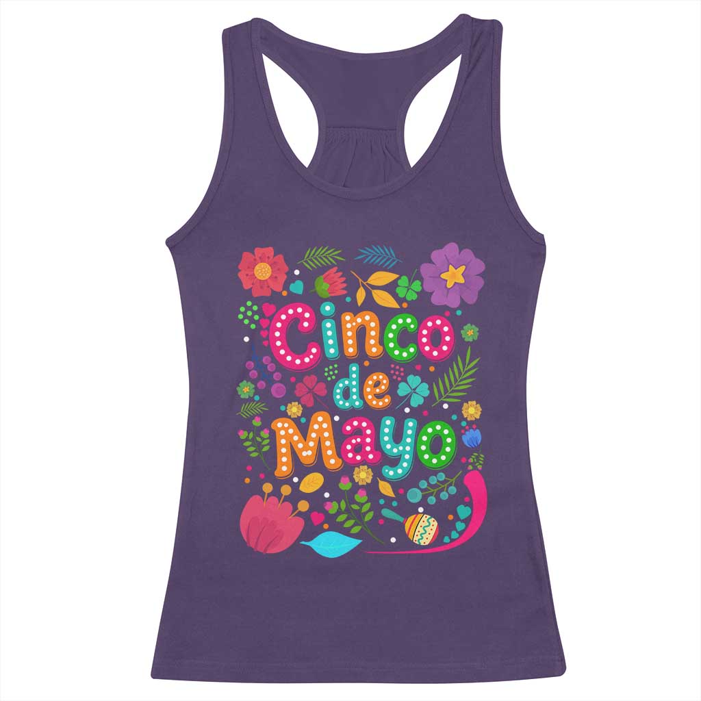 Cinco de Mayo Racerback Tank Top Funny Mexican Fiesta