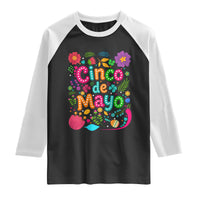 Cinco de Mayo Raglan Shirt Funny Mexican Fiesta