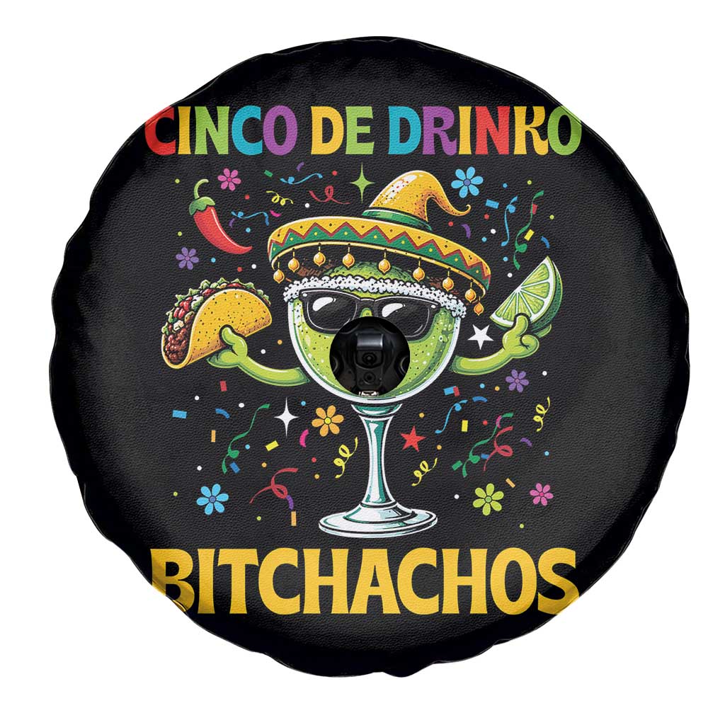 Cinco De Drinko Bitchachos Spare Tire Cover Funny Margarita Cinco De Mayo Mexican Fiesta