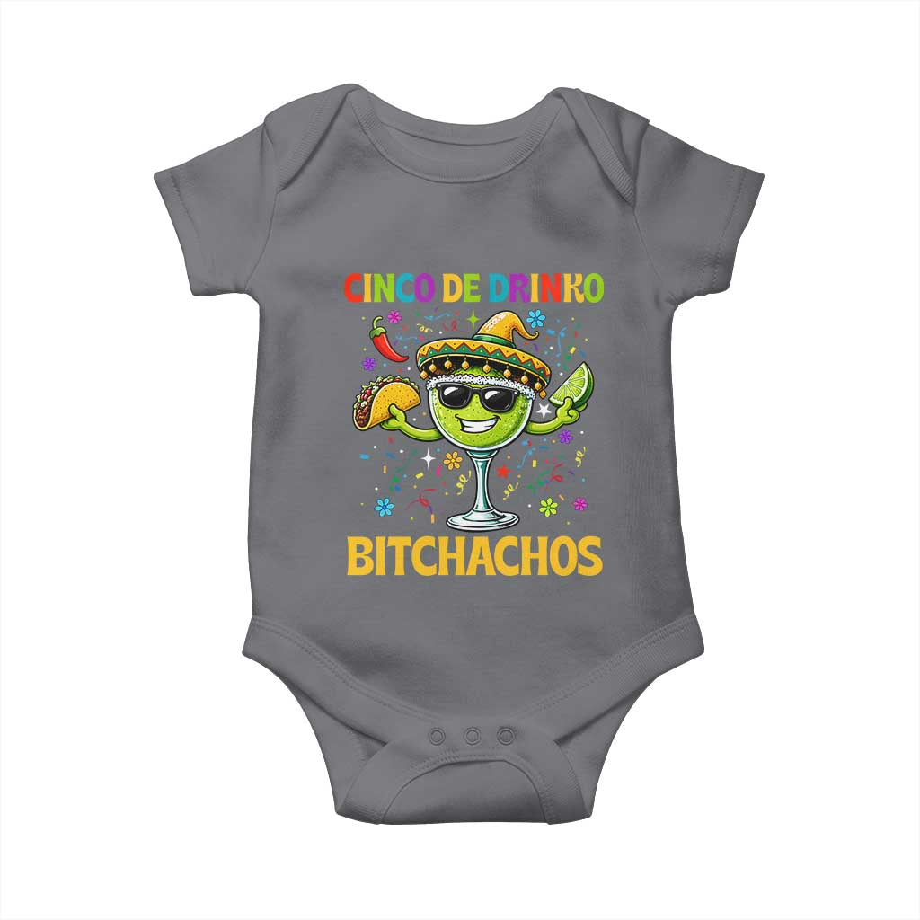 Cinco De Drinko Bitchachos Baby Onesie Funny Margarita Cinco De Mayo Mexican Fiesta