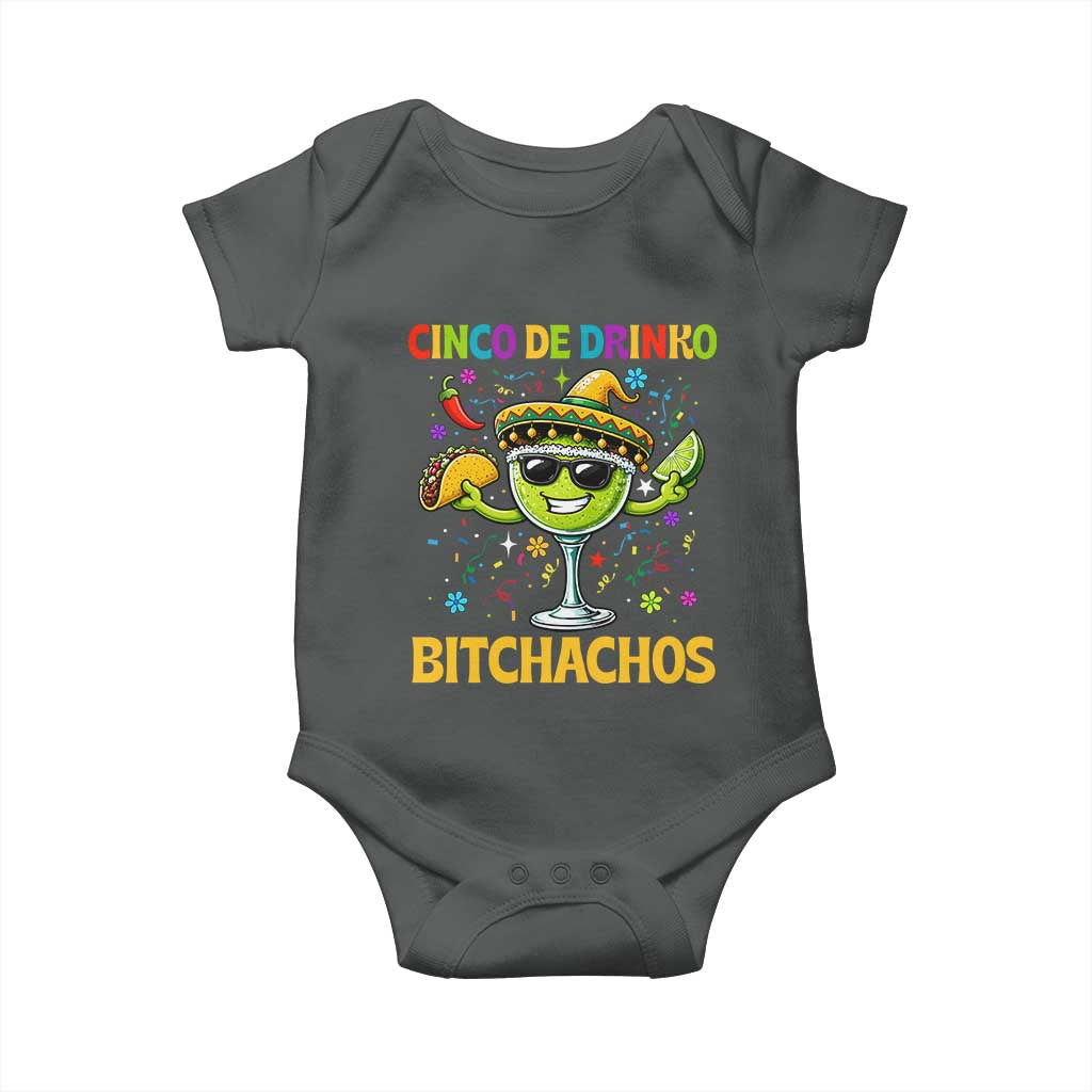 Cinco De Drinko Bitchachos Baby Onesie Funny Margarita Cinco De Mayo Mexican Fiesta