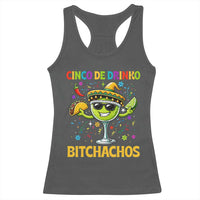 Cinco De Drinko Bitchachos Racerback Tank Top Funny Margarita Cinco De Mayo Mexican Fiesta