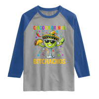 Cinco De Drinko Bitchachos Raglan Shirt Funny Margarita Cinco De Mayo Mexican Fiesta