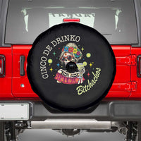 Cinco De Drinko Bitchachos Spare Tire Cover Funny Skeleton Drinking Margarita Fiesta Party