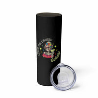 Cinco De Drinko Bitchachos Skinny Tumbler Funny Skeleton Drinking Margarita Fiesta Party