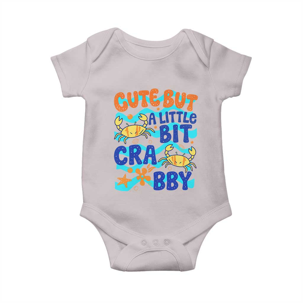 Cute But A Little Bit Crabby Baby Onesie Beach Crab Summer Vacation