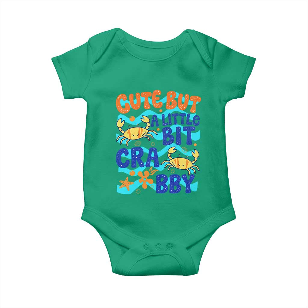 Cute But A Little Bit Crabby Baby Onesie Beach Crab Summer Vacation