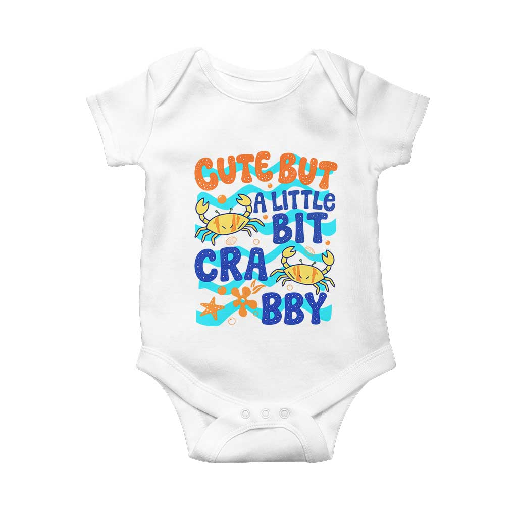 Cute But A Little Bit Crabby Baby Onesie Beach Crab Summer Vacation