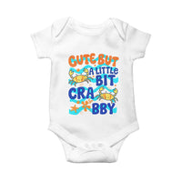 Cute But A Little Bit Crabby Baby Onesie Beach Crab Summer Vacation