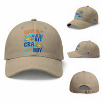 Cute But A Little Bit Crabby Baseball Cap Beach Crab Summer Vacation