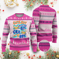 Cute But A Little Bit Crabby Ugly Christmas Sweater Beach Crab Summer Vacation
