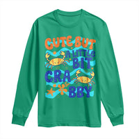 Cute But A Little Bit Crabby Long Sleeve Shirt Beach Crab Summer Vacation