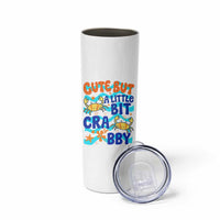 Cute But A Little Bit Crabby Skinny Tumbler Beach Crab Summer Vacation