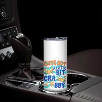 Cute But A Little Bit Crabby Skinny Tumbler Beach Crab Summer Vacation