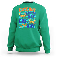 Cute But A Little Bit Crabby Sweatshirt Beach Crab Summer Vacation