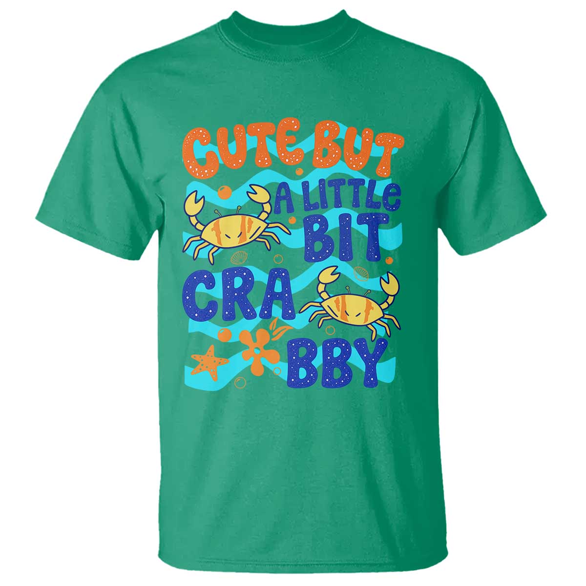 Cute But A Little Bit Crabby T Shirt Beach Crab Summer Vacation