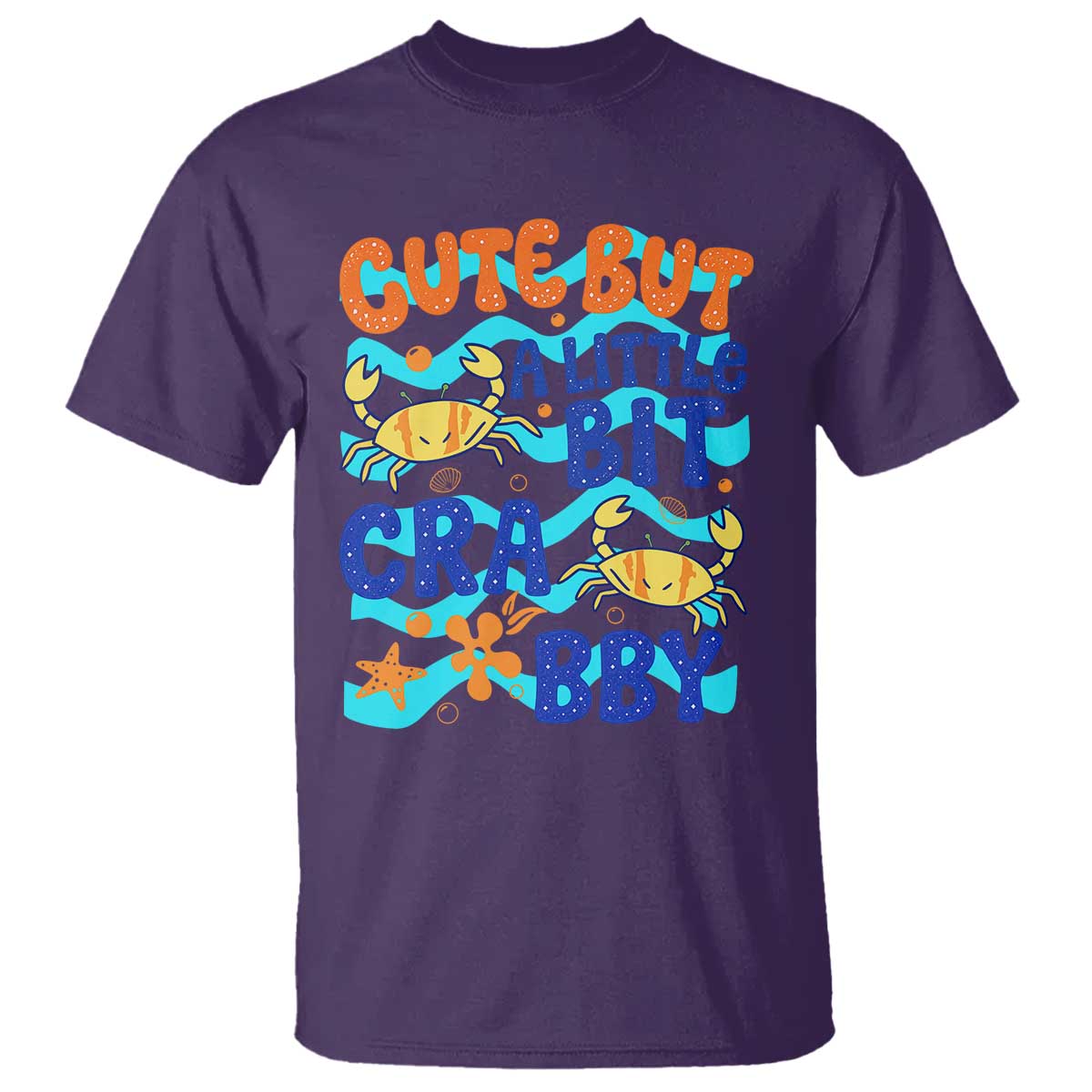 Cute But A Little Bit Crabby T Shirt Beach Crab Summer Vacation
