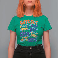 Cute But A Little Bit Crabby T Shirt For Women Beach Crab Summer Vacation