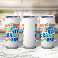 Cute But A Little Bit Crabby Tumbler Cup Beach Crab Summer Vacation