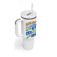Cute But A Little Bit Crabby Tumbler With Handle Beach Crab Summer Vacation