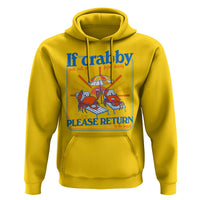 If Crabby Please Return To The Beach Hoodie Funny Summer Crab