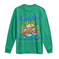 If Crabby Please Return To The Beach Long Sleeve Shirt Funny Summer Crab