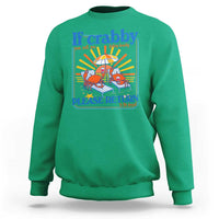 If Crabby Please Return To The Beach Sweatshirt Funny Summer Crab