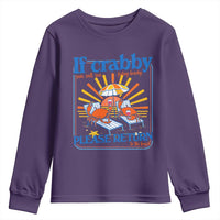 If Crabby Please Return To The Beach Youth Sweatshirt Funny Summer Crab