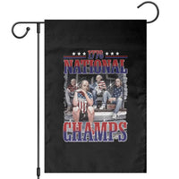 1776 National Champs Garden Flag Funny Founding Father USA 250th Anniversary