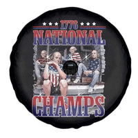 1776 National Champs Spare Tire Cover Funny Founding Father USA 250th Anniversary