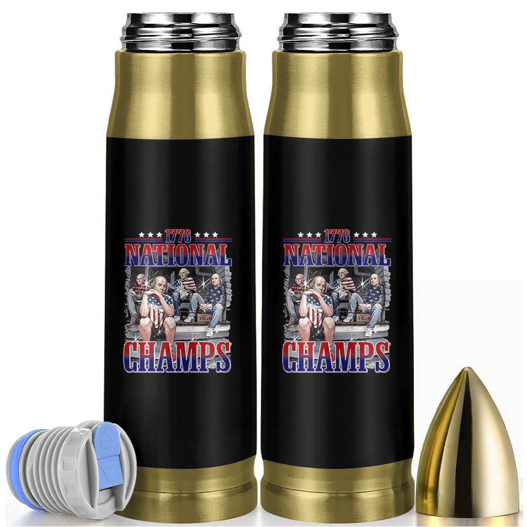 1776 National Champs Bullet Tumbler Funny Founding Father USA 250th Anniversary