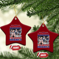 1776 National Champs Ceramic Ornament Funny Founding Father USA 250th Anniversary