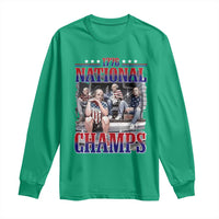 1776 National Champs Long Sleeve Shirt Funny Founding Father USA 250th Anniversary