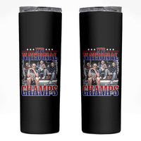 1776 National Champs Skinny Tumbler Funny Founding Father USA 250th Anniversary