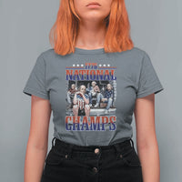 1776 National Champs T Shirt For Women Funny Founding Father USA 250th Anniversary