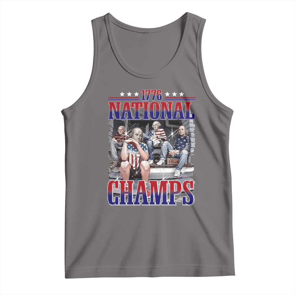 1776 National Champs Tank Top Funny Founding Father USA 250th Anniversary
