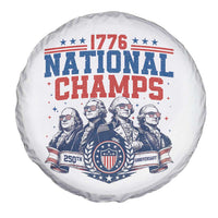 1776 National Champs Spare Tire Cover Funny Founding Fathers Sunglasses Patriotic 4th of July