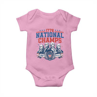 1776 National Champs Baby Onesie Funny Founding Fathers Sunglasses Patriotic 4th of July