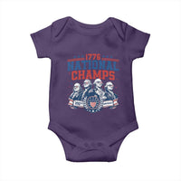 1776 National Champs Baby Onesie Funny Founding Fathers Sunglasses Patriotic 4th of July