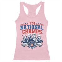 1776 National Champs Racerback Tank Top Funny Founding Fathers Sunglasses Patriotic 4th of July