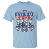 1776 National Champs T Shirt Funny Founding Fathers Sunglasses Patriotic 4th of July