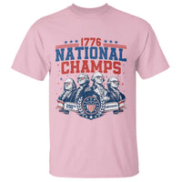 1776 National Champs T Shirt Funny Founding Fathers Sunglasses Patriotic 4th of July
