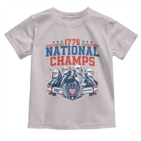 1776 National Champs Toddler T Shirt Funny Founding Fathers Sunglasses Patriotic 4th of July